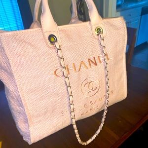 Pink C hanel VIP tote